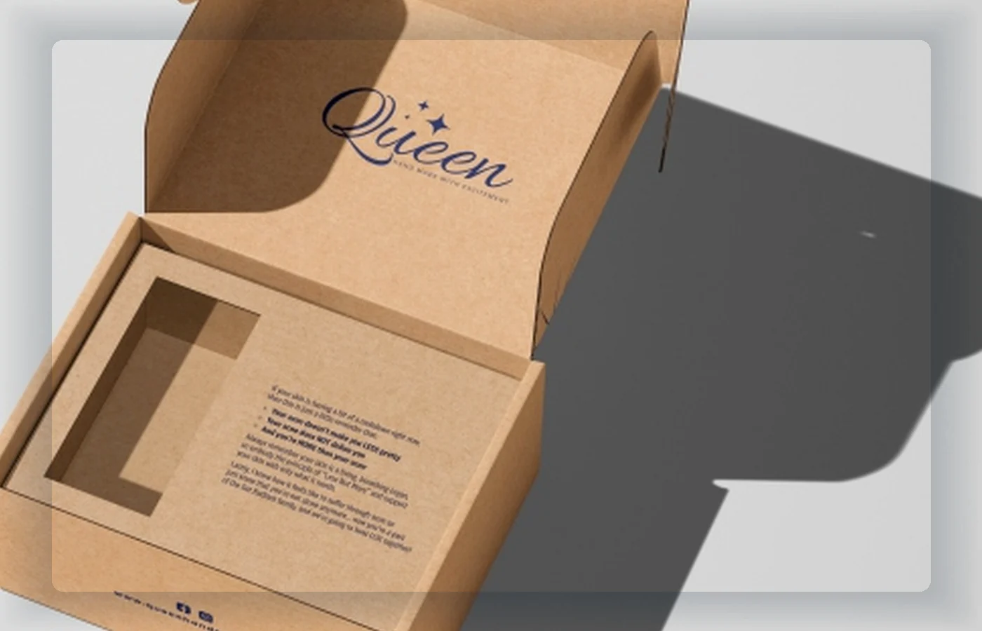 Custom product inserts
